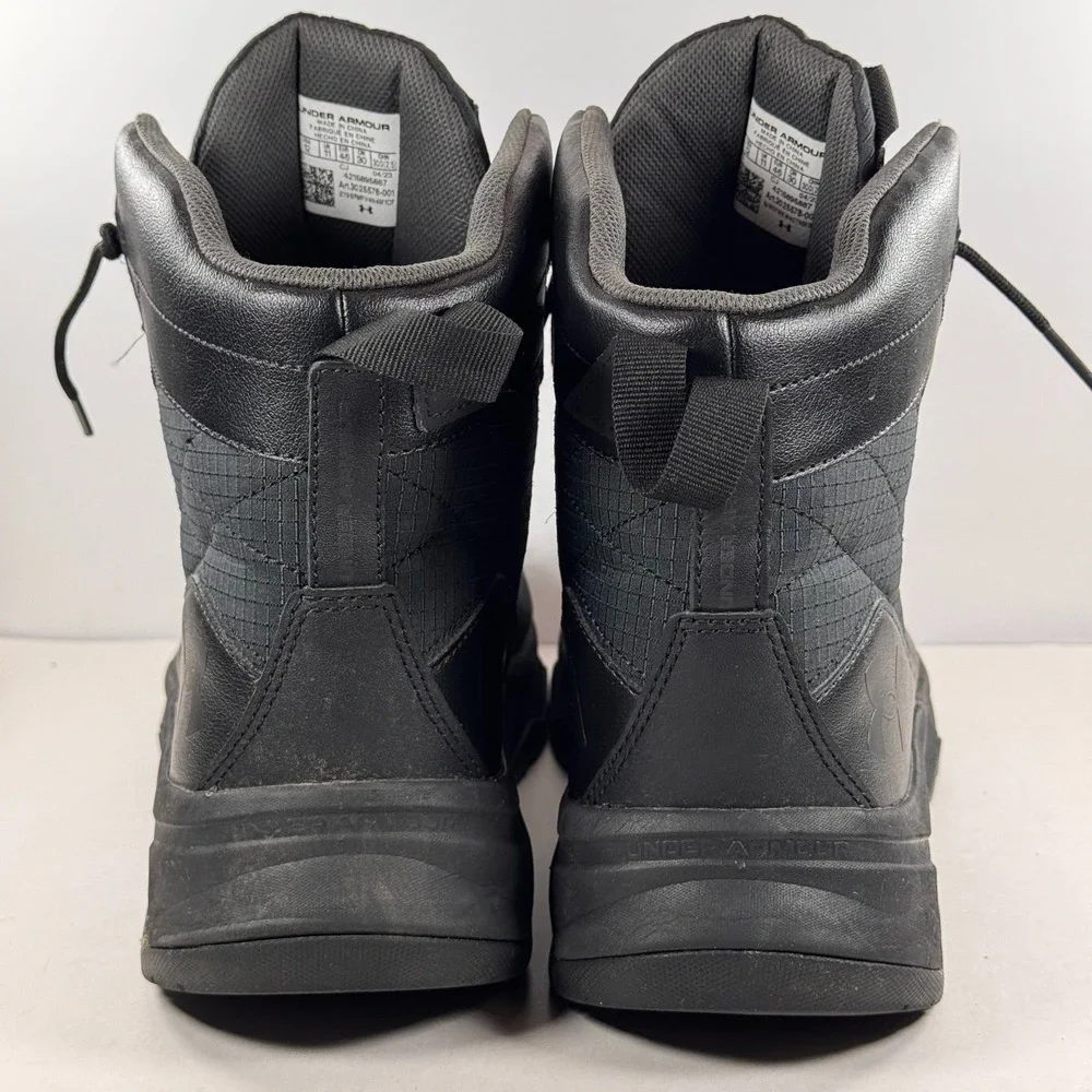 Under Armour Stellar G2 Tactical Boots Mens 12 Black Leather 3025578-001